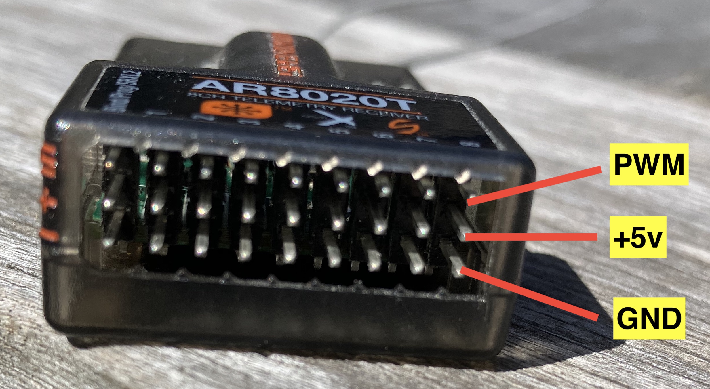 RC Receiver Pinouts